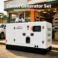 Groupe électrogène diesel super silencieux 100 kVA 80 kW, triphasé 400 V, insonorisé, ATS, urgence hospitalière