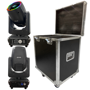 Flycase 2 trong 1 295 chùm ánh sáng sân khấu 10R Sharpy di chuyển đầu ánh sáng với RGB LED Strip nền Câu lạc bộ ánh sáng - Product Image 2