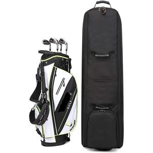 Sac de voyage pour clubs de golf résistant à l'usure et imperméable avec roulettes, fabriqué en usine BSCI - Product Image 5