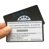 Carte téléphonique prépayée en PVC à gratter avec hologramme personnalisé