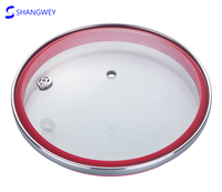 Couvercle en verre trempé, Type G, 10 pièces, couvercle en silicone pour Pot de cuisson