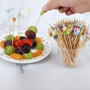 Brochetas de Bambú Desechables de Longitud Personalizada al Mejor Precio para Decoración de Frutas en Restaurantes y Comida para Llevar - Product Image 6