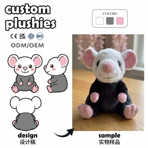 Peluches personnalisées avec logo, fabricant de jouets en peluche, porte-clés ours en peluche personnalisé, pull, lunettes de soleil, faible MOQ, OEM ODM, poupée en peluche - Product Image 6
