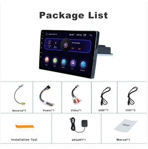 9 inch 2.5D chống cháy nổ xe màn hình 2 DIN Android 1 + 16 gam GPS BT USB Stereo đài phát thanh Carplay <span class=keywords><strong>MP3</strong></span>/<span class=keywords><strong>MP4</strong></span> người chơi màn hình cảm ứng- - Product Image 4