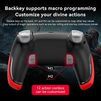 Control de Juego Inalámbrico P06 Macro con Botón Trasero, Joystick de Seis Ejes con Giroscopio, Molde Privado para iOS/Android/PC