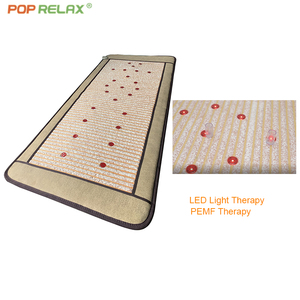 POP RELAX Spa Belleza Nuevo estilo <span class=keywords><strong>Biomat</strong></span> Estera de masaje térmico Terapia de calor Alivio del dolor muscular Colchón de cristal de amatista bio - Product Image 3