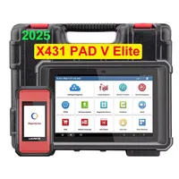 Alat Diagnostik Pemrograman Pengkodean ECU Scanner Otomatis Original X431 Pad5 12V/WiFi Android Universal untuk Mobil