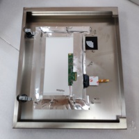 004-2018-001 Tableta frontal compatible con pantalla táctil de acero inoxidable Compatible con la serie Ci5000