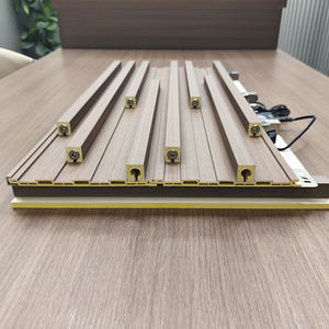 Conception lumineuse modulaire personnalisée en usine Panneau mural à fond cannelé Panneaux lumineux en fibre de <span class=keywords><strong>bambou</strong></span> avec lumières LED - Product Image 2