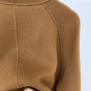 <span class=keywords><strong>Manteau</strong></span> long en laine pour <span class=keywords><strong>femme</strong></span> Boying, nouveau style, avec col montant en cachemire double face et fermeture simple boutonnage, idéal pour l'automne et l'hiver - Product Image 5