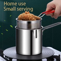 Friteuse en acier inoxydable à usage domestique, poêle en acier, poêle à pommes de terre