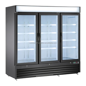 ตู้แช่แข็งอุตสาหกรรมตู้โชว์เชิงพาณิชย์แบบกระจกตู้โชว์2ประตูตู้แช่เครื่องดื่มตู้เย็นสำหรับร้านค้า - Product Image 2