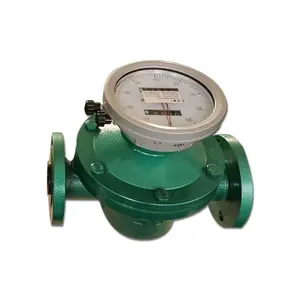 Pointer Display Heavy Oil Flow Meter Fuel Oval Gear Flowmeter