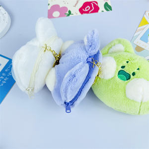 <span class=keywords><strong>2023</strong></span> gran oferta cartera para niñas monedero de felpa de dibujos animados lindo Mini monedero llavero - Product Image 5