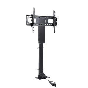 Support de télévision électrique relevable 30-70 pouces, montage au sol, type armoire télescopique, télécommande sans fil, automatique - Product Image 2