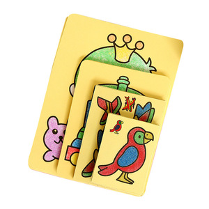 Kit de pintura en arena para niños, juguete educativo artesanal para niños de 3 a 6 años, juguetes de dibujo de Material de papel Unisex - Product Image 1