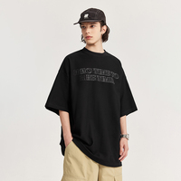 INFLATION lettre personnalisée broderie hommes Boxy Fit t-shirt Streetwear fabricant poids lourds T-shirts pour hommes