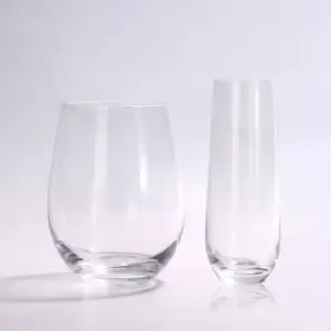 Kunden spezifische exquisite handwerkliche Kristallglas becher bleifrei für Rotwein weizen wein