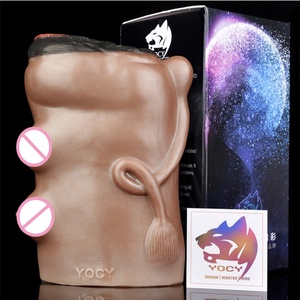Masturbador Masculino de Doble Canal con Diseño Realista de Vaca, Copa de Masturbación, Juguetes Sexuales, Muñeca Realista, Ejercitador de Pene - Product Image 1