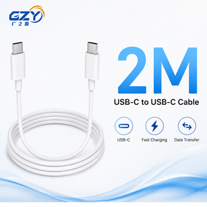Mobile Phone USB-C to <b>for</b> <b>Cable</b> 2-Pack 2m Fast Charging TPE Material <b>for</b> Phone Series Popular Type Type-C - Product Image 1