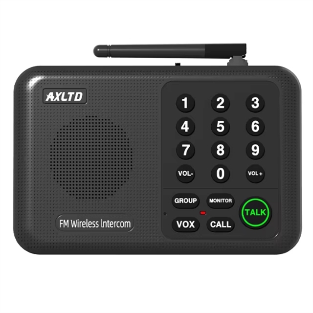 ZYSY Wireless for 1 Mile Range 10-Channel Home Intercom System House Business Office Communication