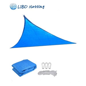 Dễ dàng treo mạnh mẽ đôi HDPE vải với không thấm nước và UV khối tính năng cho không gian ngoài trời với cây bức tường Sun <span class=keywords><strong>Shade</strong></span> Sail - Product Image 2