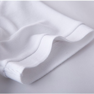 Polo à <span class=keywords><strong>manches</strong></span> <span class=keywords><strong>courtes</strong></span> en coton 220 g/m² personnalisé pour femme, vente en gros, promotionnel, pas cher - Product Image 2