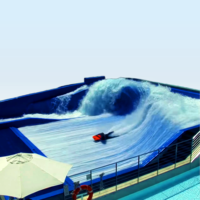 Simulateur de surf pour parc aquatique, ninja gonflable, parc d'attraction, piscine de surf, cavalier à vendre