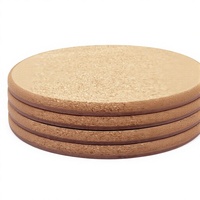 Nouveaux produits phares : Sous-verres ronds en liège résistant à la chaleur avec logo