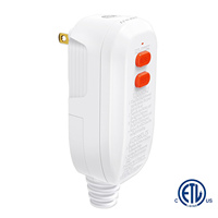 Prise électrique GFCI à 2 broches NANDAO ETL 10A 120V, version américaine, sans mise à la terre, auto-test, protection contre les fuites, pour nettoyeur haute pression