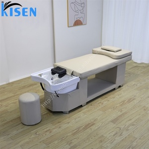 Kisen Top Design Nouveau Lit de Lavage de Cheveux Professionnel, Table de Spa Capillaire, Fauteuil de Massage, pour Soins du Visage et de Beauté en Salon, En Promotion - Product Image 3