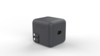 Chargeur de bureau 110W avec écran TFT, câble Type-C rétractable intégré 65W, station de charge sans fil pour Apple/Samsung Watch AVS