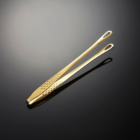 Pince à aliments en acier inoxydable à long manche antidérapante pour barbecue Pince à steak Outils de cuisine Accessoires de cuisine 1 pièce