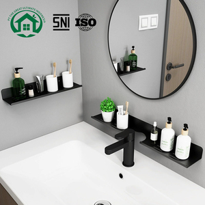 ชั้นวางของเข้ามุมห้องน้ำแบบติดผนัง Pano.V รุ่น Modern Iron - Product Image 3