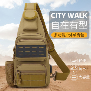 Citywalk Outdoor Chest Bag Adjustable Shoulder Bag <b>Waterproof</b> Large Capacity Hiking Travel <b>Backpack</b> - Product Image 1