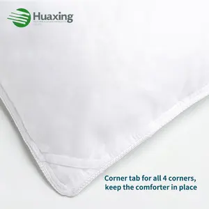 Không gây dị ứng bông bìa mềm polyester xuống thay thế sợi điền trắng quilts giường quilts Fluffy Comforter