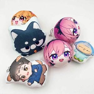 Custom Design Plush Toy Anime Irregular Shape Keyring Cushion Decorative Throw Pillows Keychains - Product Image 3