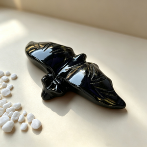 Figura de Murciélago de Piedras Preciosas Naturales Mixtas al por Mayor, <span class=keywords><strong>Aventurina</strong></span> <span class=keywords><strong>Verde</strong></span> y Sodalita, Cristal Curativo Reiki, Decoración de Altar de Halloween con Forma de Animal - Product Image 4