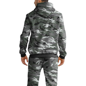 Survêtements pour hommes fabriqués en usine, personnalisables avec votre propre logo, grandes tailles, en polaire pour l'hiver, ensemble respirant pour le jogging - Product Image 5