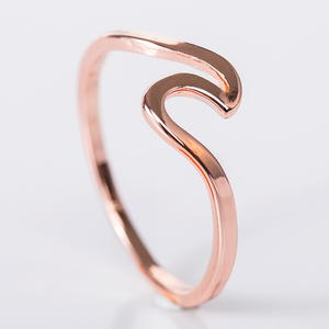 Los anillos de cobre irregulares con diseño ondulado con líneas onduladas agregan un borde moderno para talleres creativos o looks diarios - Product Image 6