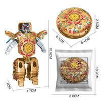 Fidget Spinner-ähnlicher Roboter-Roboterhund mit rotierendem Schwert, Militärpanzer, Dinosaurier-Spielzeug, Plastikmodell 268-42
