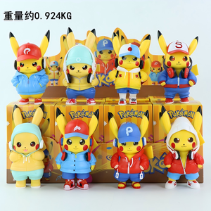Collezione di Action Figure per Bambini, Giocattoli <span class=keywords><strong>Cartoon</strong></span> Carini Poke Mon Pikachu Gengar Eevee, Scatole Misteriose in PVC per UFO Catcher - Product Image 4