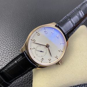 Montre mécanique automatique de luxe pour homme en or rose 40 mm, miroir <span class=keywords><strong>saphir</strong></span>, bracelet en <span class=keywords><strong>cuir</strong></span> de haute qualité, montre de business - Product Image 6