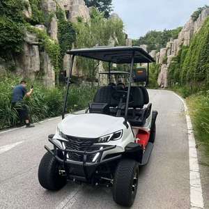 Carritos de Golf Eléctricos Personalizados de 4 Plazas, Carro de Golf de Alta Potencia, Vehículo Eléctrico para Caza, Suministro Directo de Fábrica para Carreteras No Públicas - Product Image 1