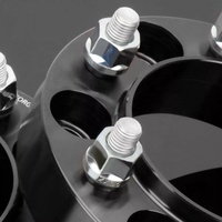 MARVELAND Adaptateurs d'entretoises de roue en aluminium anodisé noir de 30 mm, 6x139.7 CB 106.1mm, goujons M12x1.5 pour TOYOTA HILUX 2005-2025