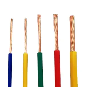 Conductor PVC Insulated Household Electrical Cable Wire Energy Copper 1mm 1.5mm 2.5mm2 2.5mm Power Cable Free Sample Available