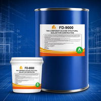 Adhésif structurel bicomposant de qualité ingénierie FEIDU FD9000, utilisation en construction, excellente adhérence, résistance aux intempéries