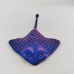 3D Printed Aquatic Animal <b>Decoration</b> in the Shape of a Manta Ray SDK29 Collectible Flexible Marine Creature Serves - Product Image 3