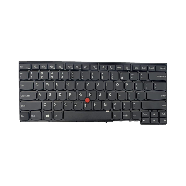 HK-HHT Mechanical Laptop Replacement Keyboard for ThinkPad T440-T460 Series Black US Layout with RGB Backlight