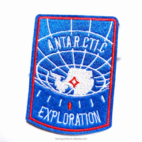 Presse à chaud personnalisée 3d insignes de logo personnalisés patch de broderie brodé à coudre à repasser pour vêtements